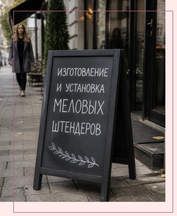 Меловые штендеры в Лабинске по цене от 6971 р. | Аванза-Лбк